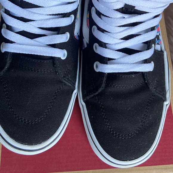 Vans Fillmore HI Butterfly Checkerboard Multi Color Women's Size 10 - Picture 6 of 6